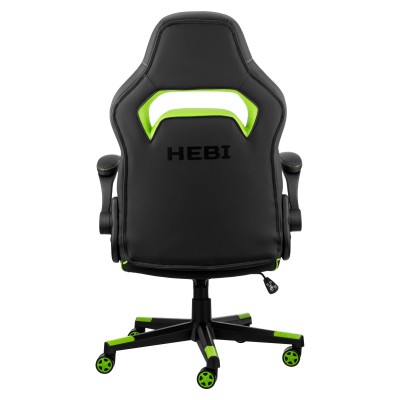 Oyun Kreslosu 2E GAMING HEBI | Qara-Yaşıl | PU Dəri | Qatlanan Qollar | Rəsmi Zəmanətlə