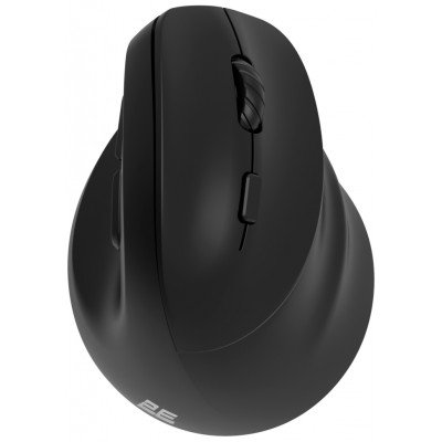 2E MF325 Silent Wireless Vertical Mouse WL/BT Black (2E-MF325WBK)