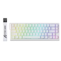 Attack Shark X68 HE Rapid Trigger Magnetic Switch RGB Keyboard USB-C White Contour