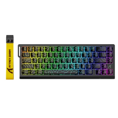 Attack Shark X68MAX Mechanical Magnetic Switch Gaming Keyboard Wired Black