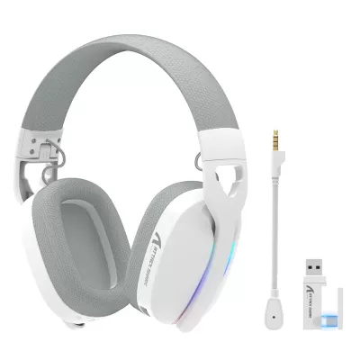 Attack Shark L90 Tri-Mode Wireless White Gaming Headset