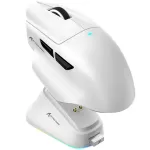 Attack Shark V6 UltraLight Wireless / Bluetooth Gaming Mouse White