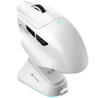 Attack Shark V6 UltraLight Wireless / Bluetooth Gaming Mouse White