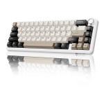 Attack Shark X66 Mechanical 60% RGB Strawberry Switch Wireless / Bluetooth Gaming Keyboard White