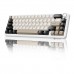 Attack Shark X66 Mechanical 60% RGB Strawberry Switch Wireless / Bluetooth Gaming Keyboard White