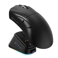 Attack Shark V3PRO UltraLight Wireless / Bluetooth Gaming Mouse with Charging Dock Black
