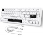 Attack Shark X65 HE 65% Mechanical Magnetic Switch RGB Wireless / Bluetooth Gaming Keyboard White