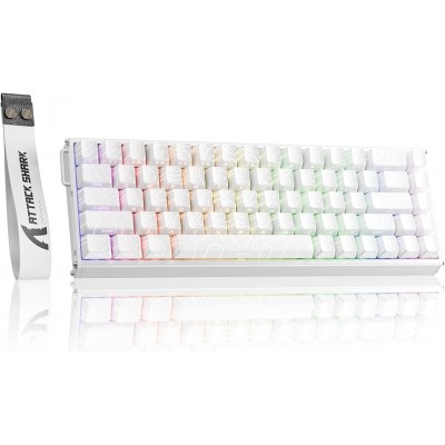 Attack Shark X68MAX Mechanical Magnetic Switch Gaming Keyboard Wired White