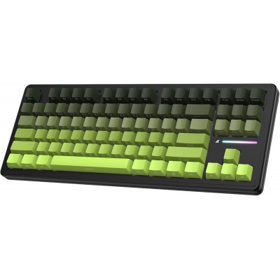 Attack Shark M87 Pro V2 Mechanical RGB 87 Keys Wireless / Bluetooth Gaming Keyboard Matcha