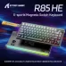Attack Shark R85 HE 75% Mechanical Magnetic Switch RGB Keyboard USB-C Moonlight