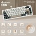 Attack Shark X66 Mechanical 60% RGB Strawberry Switch Wireless / Bluetooth Gaming Keyboard White