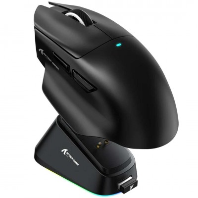 Attack Shark V6 UltraLight Wireless / Bluetooth Gaming Mouse Black