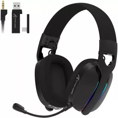 Attack Shark L90 Tri-Mode Wireless Black Gaming Headset