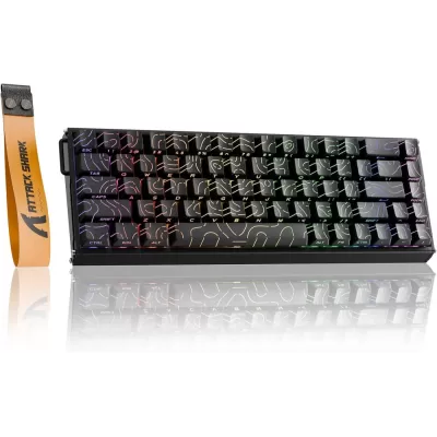 Attack Shark X68MAX Mechanical Magnetic Switch Gaming Keyboard Wired Black