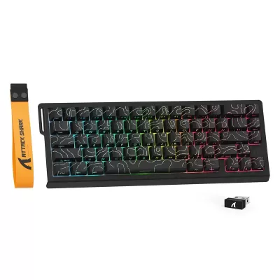 Attack Shark X68MAX Mechanical Magnetic Switch Gaming Keyboard Wired Black