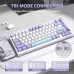 Keyboard Attack Shark X820 Ultra 75% Mechanical Wireless/BT Switch Purple