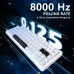 Attack Shark X65 HE 65% Mechanical Magnetic Switch RGB Wireless / Bluetooth Gaming Keyboard White