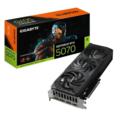 Gigabyte GeForce RTX™ 5070 Windforce OC SFF 12GB 192bit (GV-N5070WF3OC-12GD) Gigabyte GeForce RTX™ 5070 Windforce OC SFF 12GB 192bit (GV-N5070WF3OC-12GD)