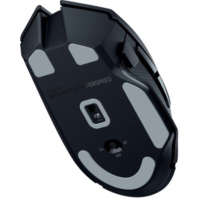Razer Basilisk V3 X HyperSpeed RGB Simsiz Gaming Mouse – RZ01-04870100-R3G1, WL/BT, Qara