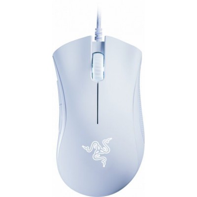 Razer DeathAdder Essential White Edition – RGB Gaming Mouse, RZ01-03850200-R3M1, USB-A, Ağ