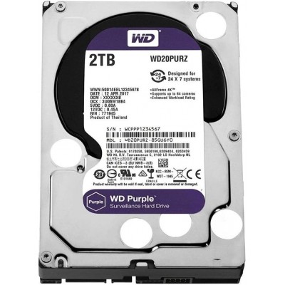 Western Digital 2TB WD Purple HDD Western Digital 2TB WD Purple HDD