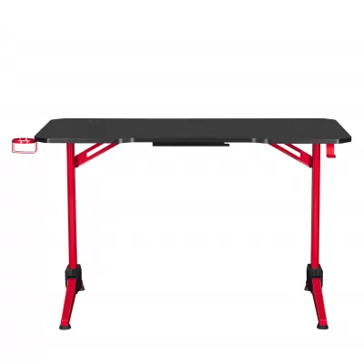 2E Gaming Table OTOROSHI 120x60x75 cm Black Red