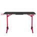 2E Gaming Table OTOROSHI 120x60x75 cm Black Red
