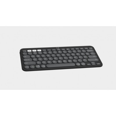 Logitech Pebble Keys 2 K380s Wireless Bluetooth Keyboard Tonal Graphite (US INT'L)