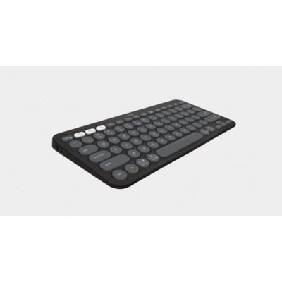 Logitech Pebble Keys 2 K380s Wireless Bluetooth Keyboard Tonal Graphite (US INT'L)