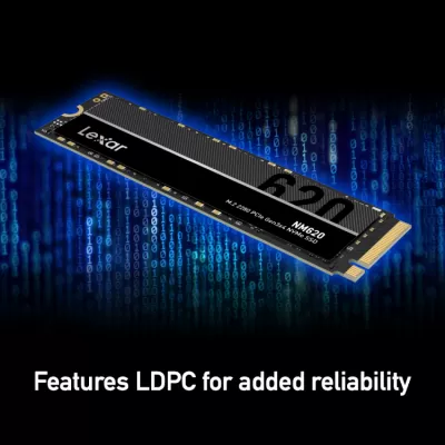 SSD Lexar NM620 256GB M.2 2280 PCIe Gen3x4 NVMe – Yüksək Sürətli və Etibarlı Yaddaş