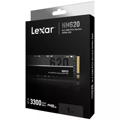 SSD Lexar NM620 1TB M.2 2280 PCIe Gen3x4 NVMe – Yüksək Sürətli və Etibarlı Yaddaş