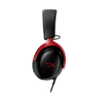 HyperX Cloud III 727A9AA Black-Red Wired Gaming Headset USB-C / USB-A