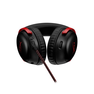 HyperX Cloud III 727A9AA Black-Red Wired Gaming Headset USB-C / USB-A