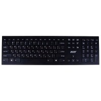 Acer OKR010 Simsiz Membran Klaviatura – Qara, 109 düymə, EN/UKR/RU (ZL.KBDEE.010)