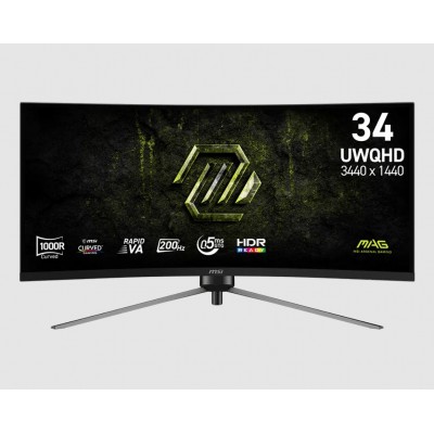 MSI MAG 345CQRF E20 34" UWQHD Curved 200Hz 0.5ms Oyun Monitoru