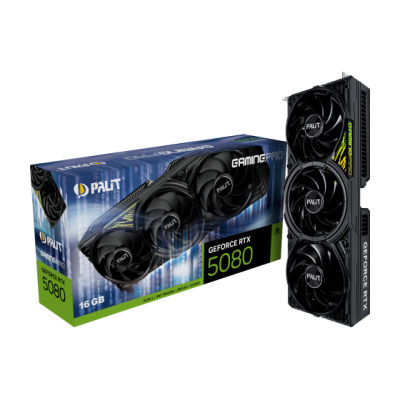 Palit GeForce RTX 5080 GamingPro 16GB GDDR7 256-bit Videokart (3 Fan)