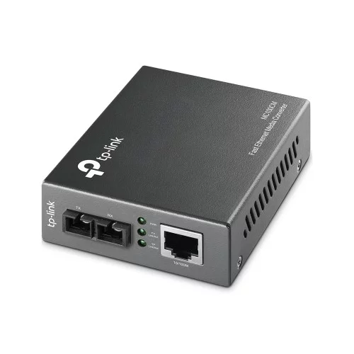 TP-Link - MC100CM 10/100Mbps Multi-Mode Media Converter - 2 km