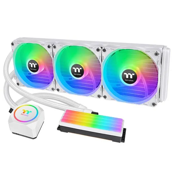 LCS Thermaltake  Floe RC360 CPU&Memory / TDP305W / AIO Liquid Cooler Snow Edition/120 ARGB Fan*3/ ARGB Fan 120*2  CL-W331-PL12WT-A