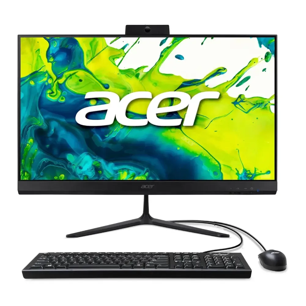 Acer AIO Aspire C24-2G/ 23.8" FHD IPS 120Hz/ AMD Ryzen 5 7430U/ 16GB/ 512GB SSD/ WL KM/ Black