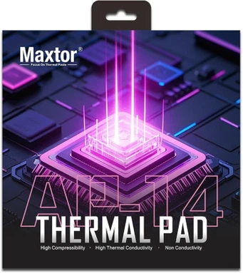 CPU TermoPad  Maxtor AP-14 Thermal Pad-16.8W/mk Pink, 120*120*1.0mm