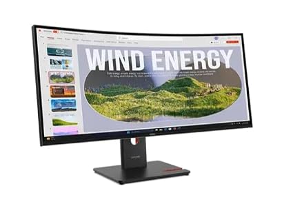 Monitor Lenovo ThinkVision T34WD-40/ 34" (3440x1440) WLED/ 120Hz/ Tilt, Swivel, Height Adjust Stand/