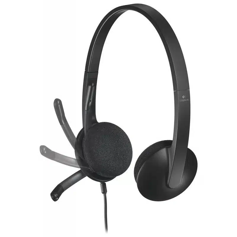 LOGITECH Corded USB Headset H340  - BLACK
