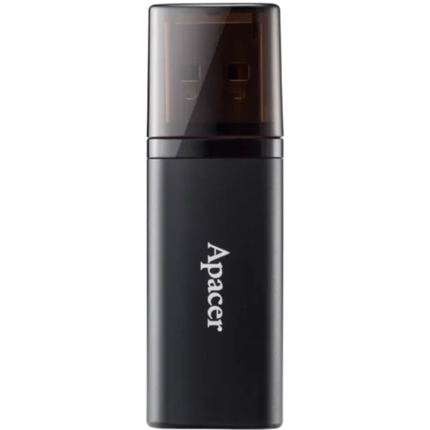 Flash Drive AH25B / 64GB / USB 3.2 Gen 1 / +Cap / Black
