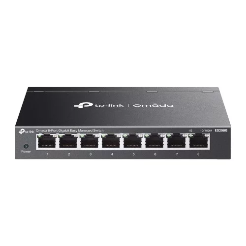 TP-Link - ES208GP (Omada 8-Port Gigabit Easy Managed Switch with 8-Port PoE+)